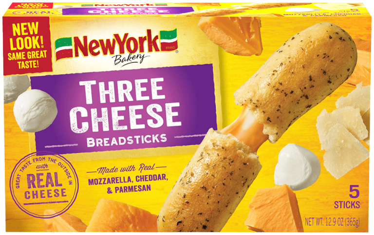 New York Bakery® Three Cheese Breadsticks New York Bakery 0327