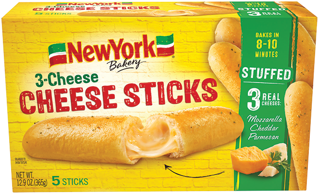 NY Bakery 3 Cheese Cheese sticks