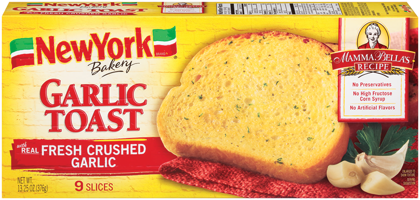 New York Bakery Mamma Bella’s Recipe Garlic Toast 9slice